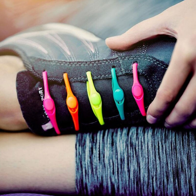 No-Tie Silicone Elastic Shoelaces - Image 0