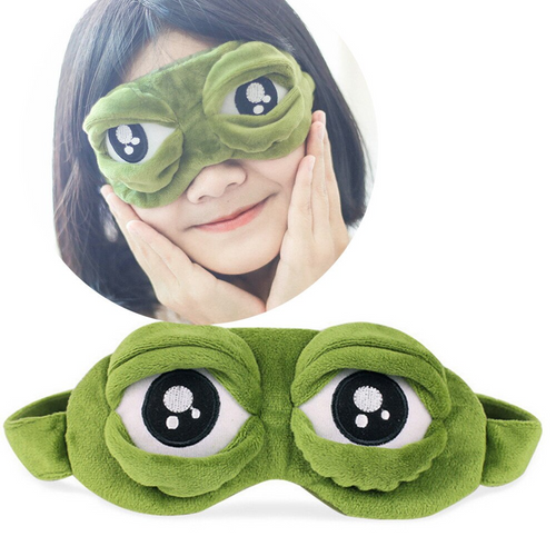 3D Sleepy Frog Sleeping Mask - Image 0