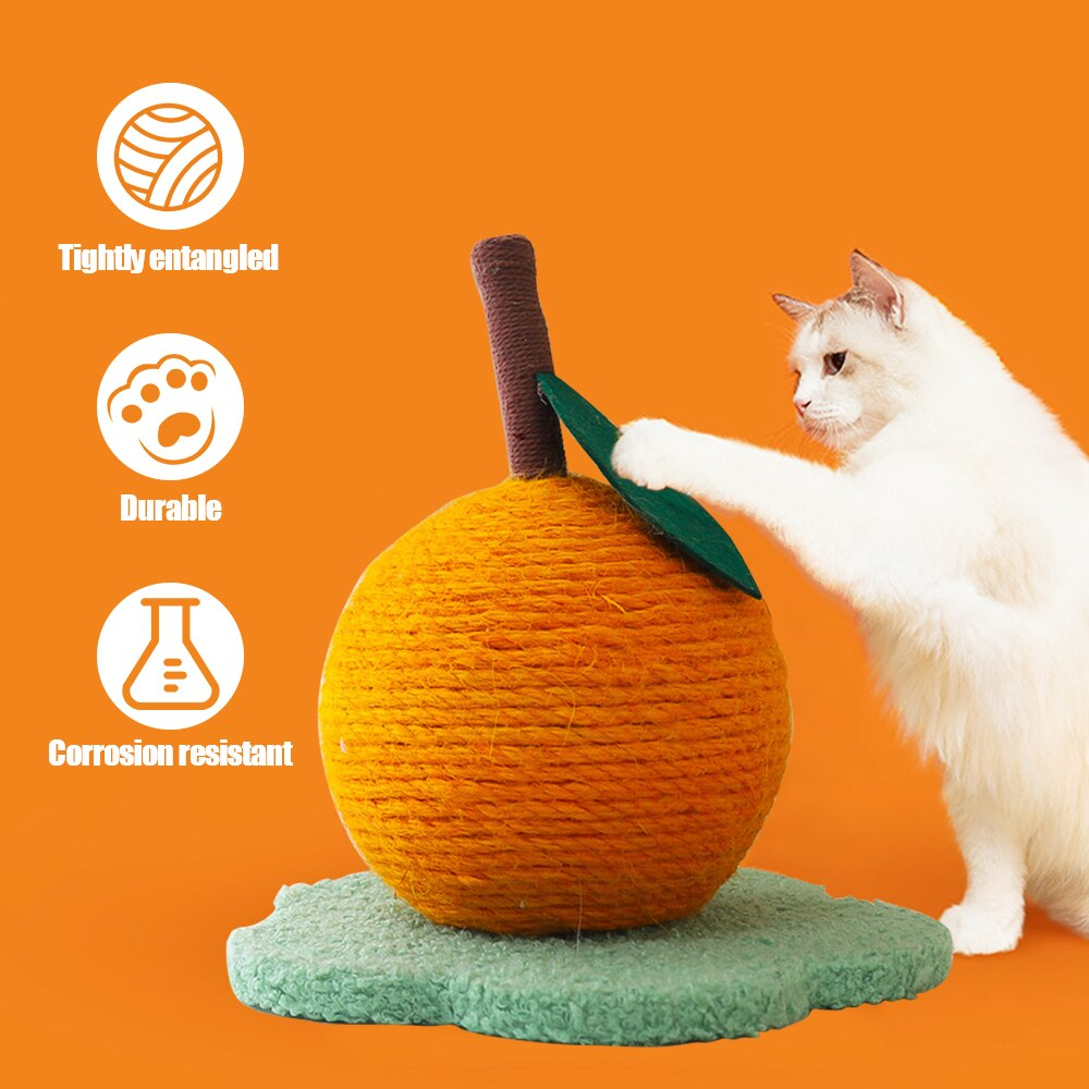 Orange Tree Pet Scratching Toy