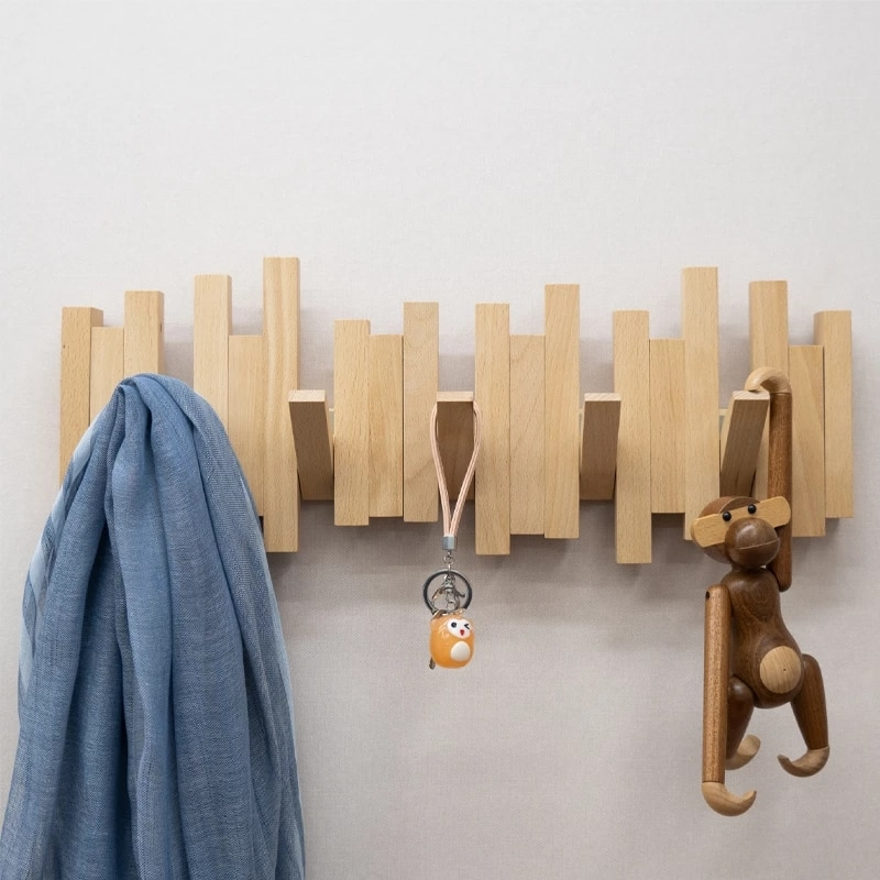 Nordic Automatic Push Coat Hooks for Wall - Image 0
