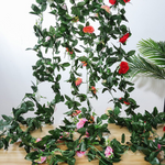 Artificial Rose Hanging Wall Decoration