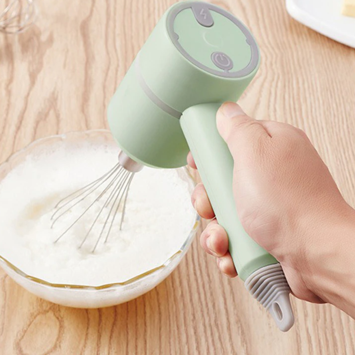 3in1 Pastel Rechargeable Automatic Kitchen Blender - Image 3