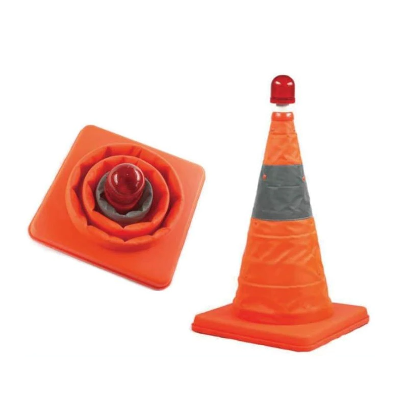 Foldable Reflective Traffic Cone Warning Light