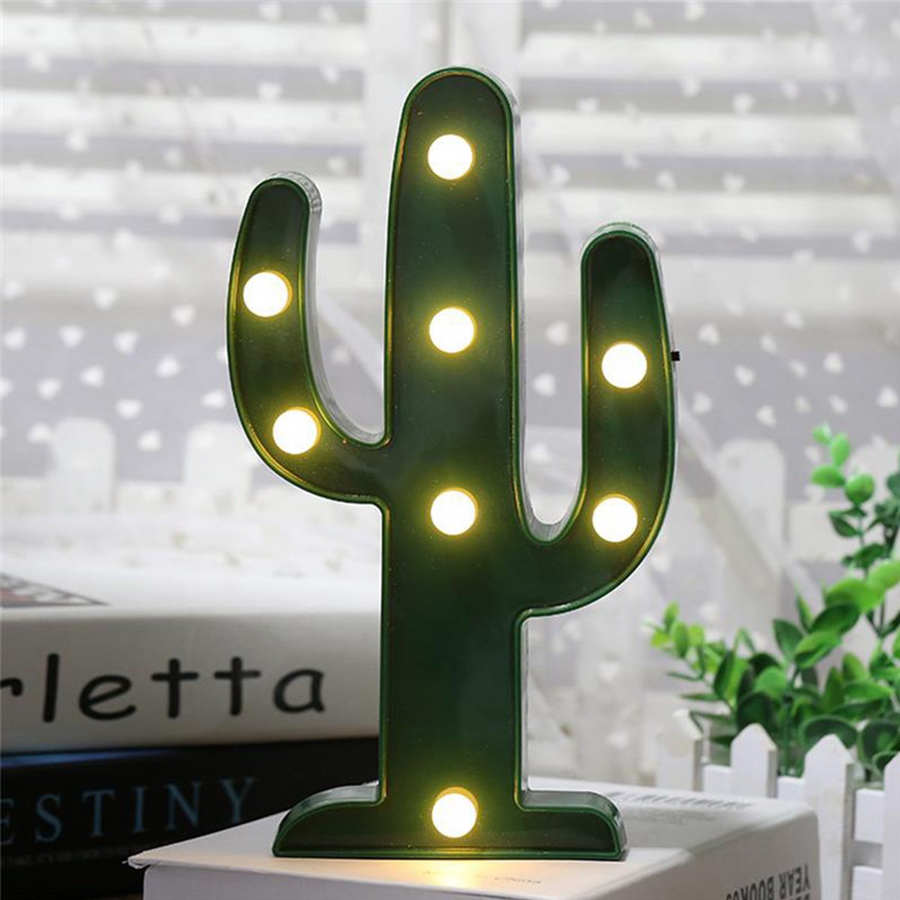 Cute Cactus Night LED Lights - Image 4
