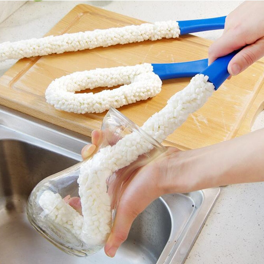 Long Handle Bendable Bottle Cleaning Brush - Image 1