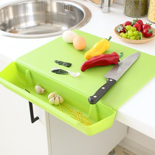 2in1 Creative Cutting Board with Side Storage - Image 0