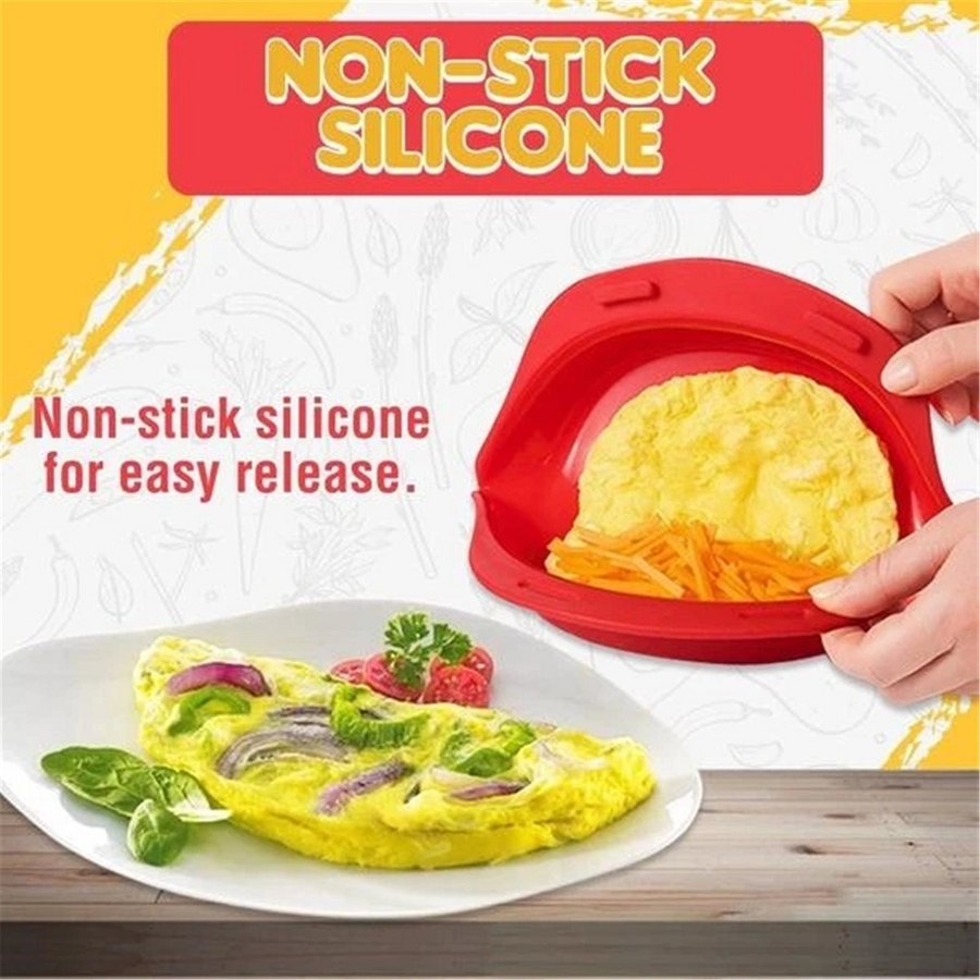Non-Stick Microwave Omelette Maker - Image 2