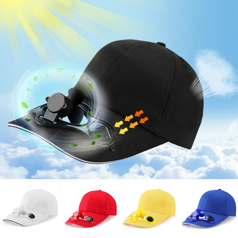 Solar Fan Summer Outdoor Baseball Hat - Image 2