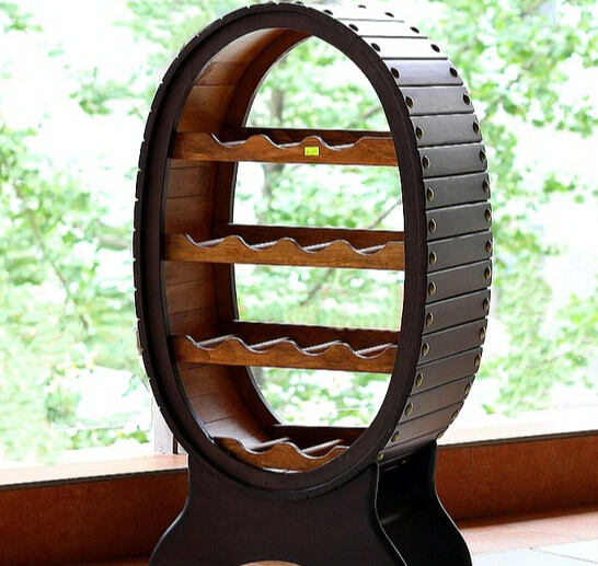 Wooden Bar Kitchen Storage Shelf Holder - Image 0