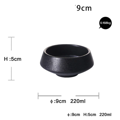 Elegant Matte Black Snack Bowl - Image 5