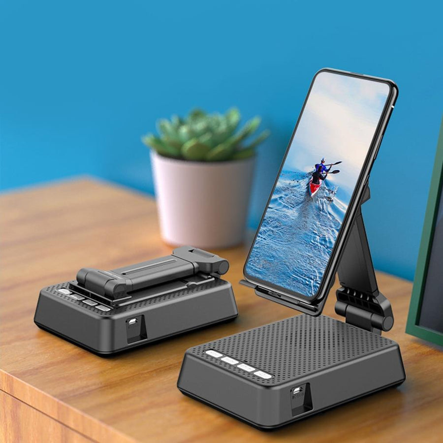 Universal Foldable Bluetooth Speaker Phone Holder - Image 0