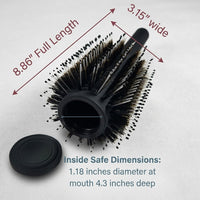 Hidden Compartment Travel Hair Brush - Image 6