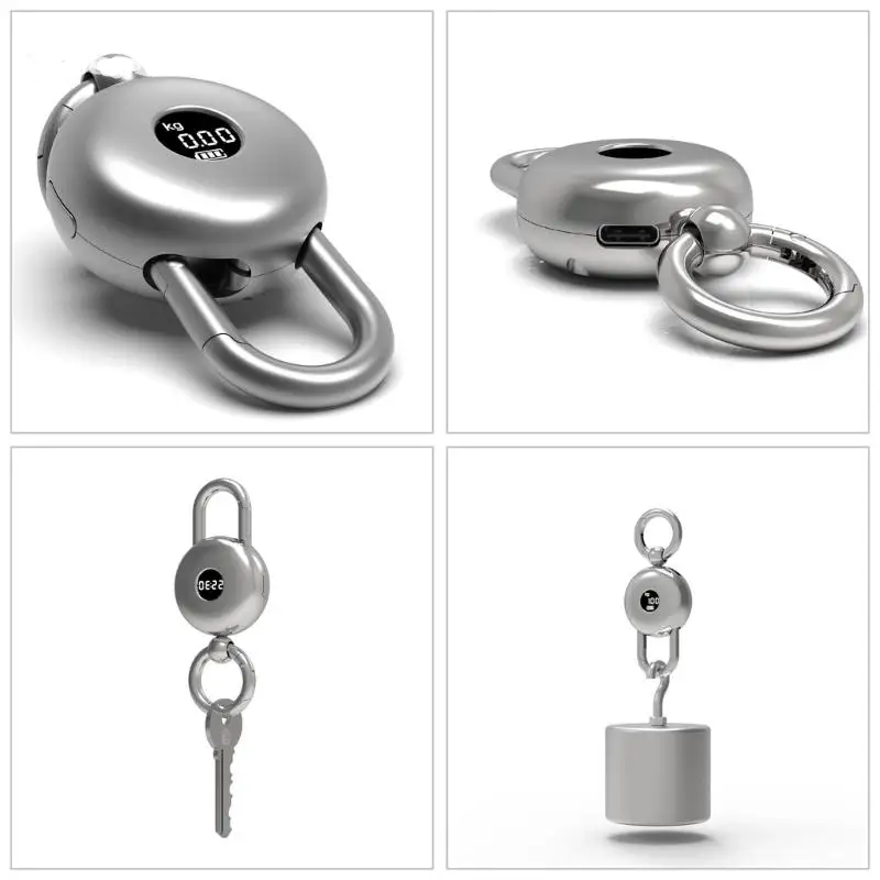 Travel-Friendly Pocket Size Digital Display Scale Keychain · Mavigadget
