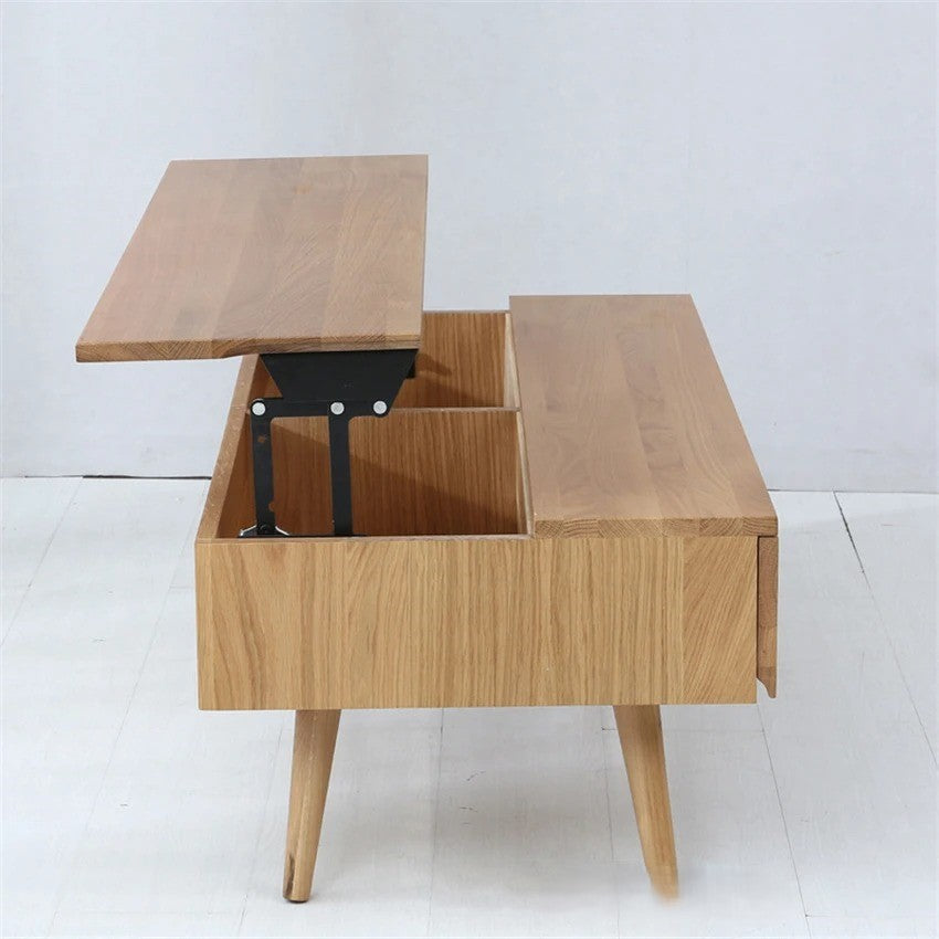 Wooden Nordic Liftable Space Saving Coffee Table - Image 6