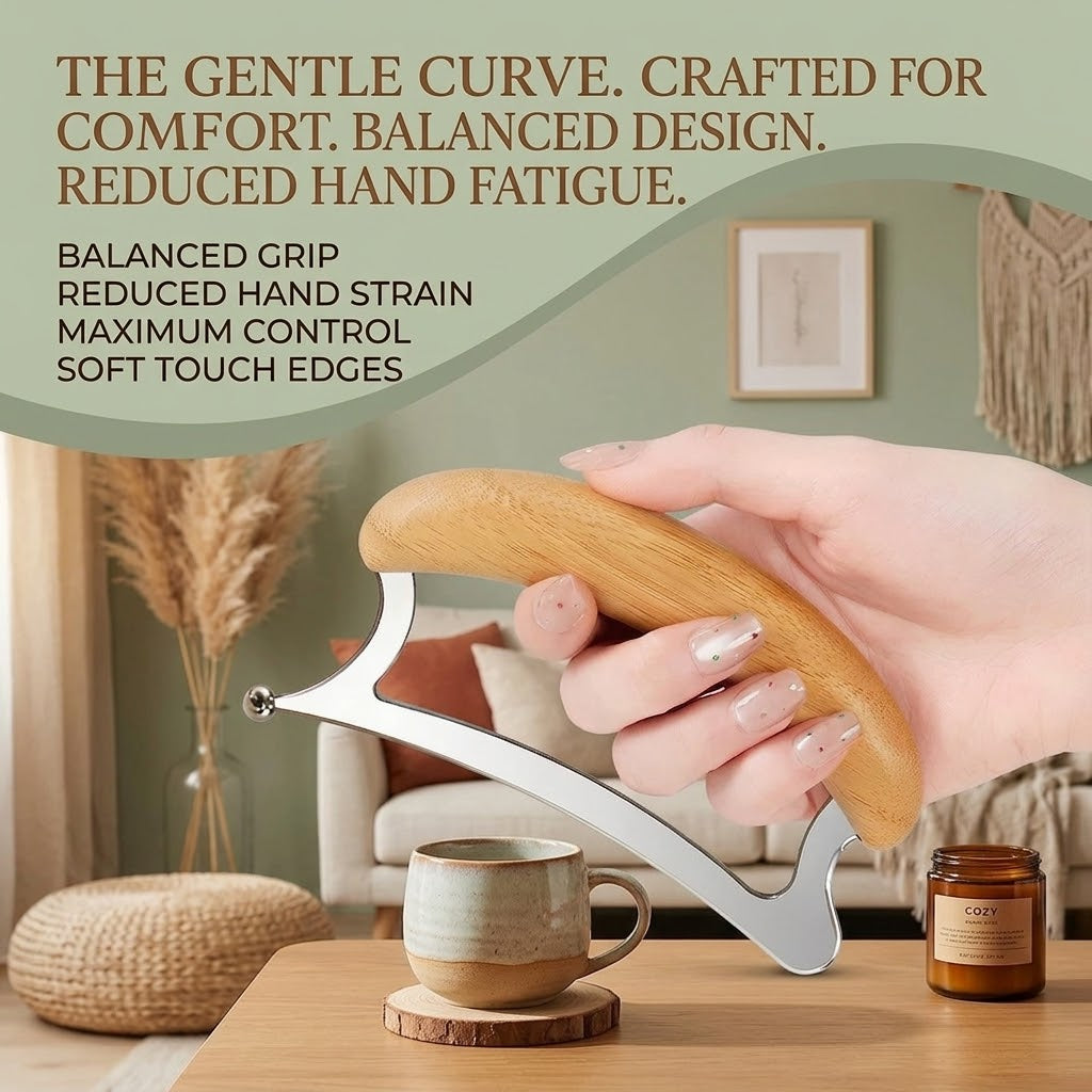 Stainless Steel Body Gua Sha Body Massage Tool - Image 3