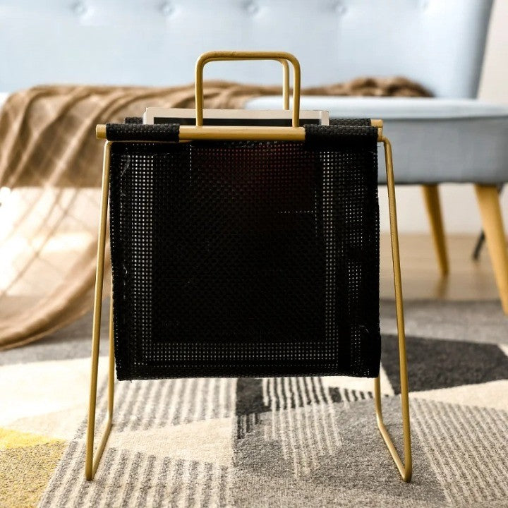 Elegant Minimalist European Floor Magazine Organizer - Image 1