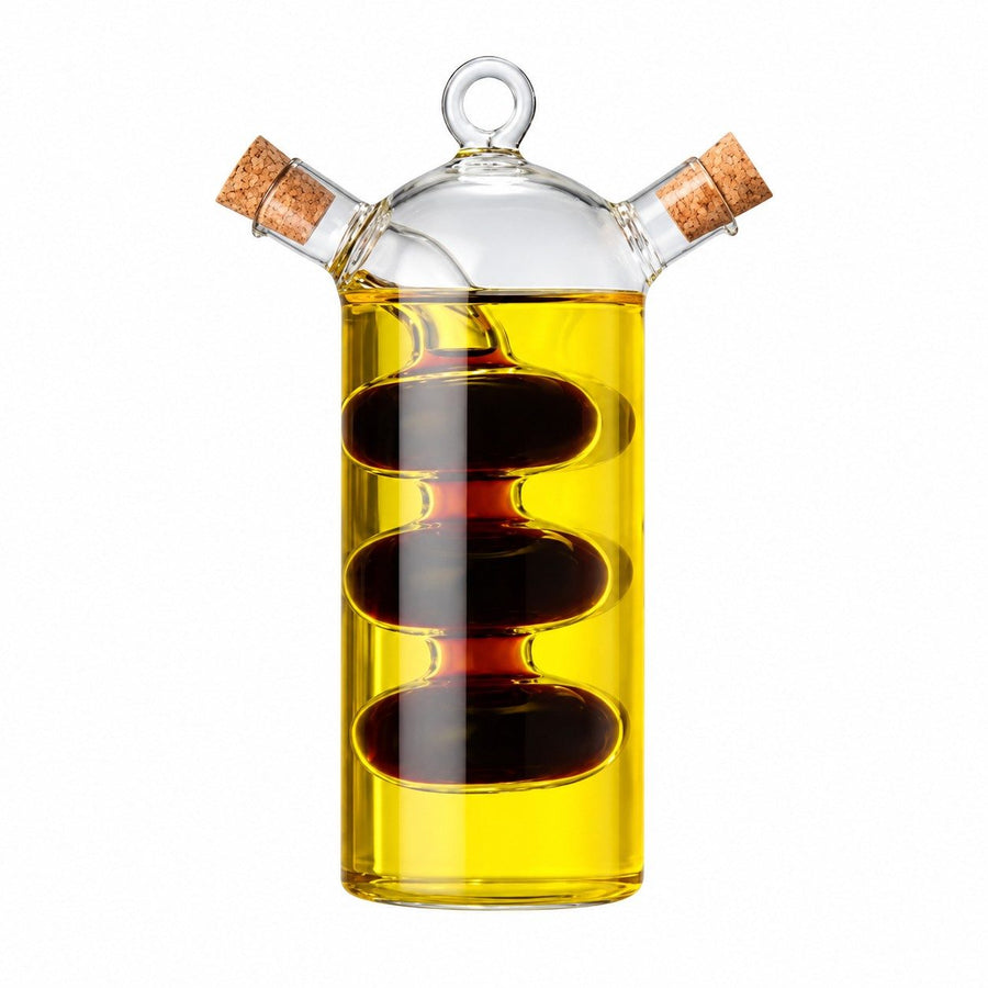 Doppelflasche aus Glas für Gewürze