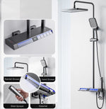 Rainfall Spa Therapy Digital Thermostatic Shower System Set