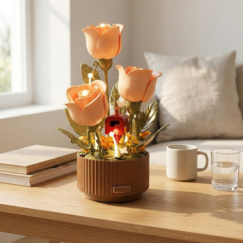 Interactive Blooming Rose Table Lamp - Image 0