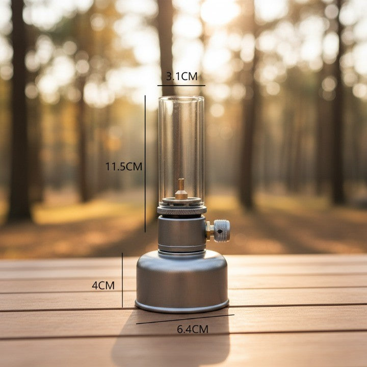 Mini Gas Flame Torch Table Lamp - Image 3
