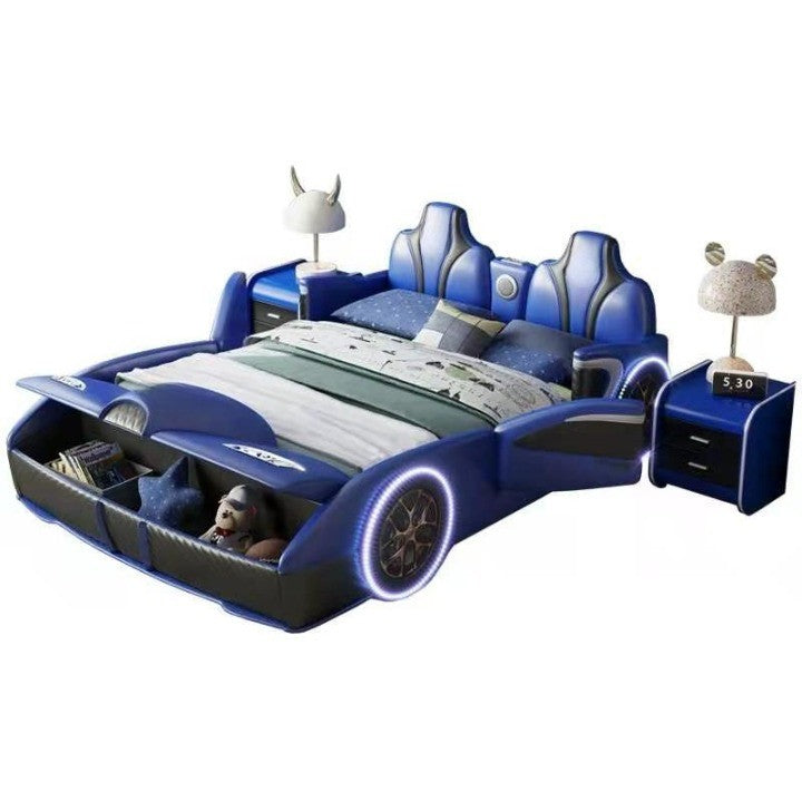 Rocket Ride Racing Style Futuristic Car Kids Bed - Image 4
