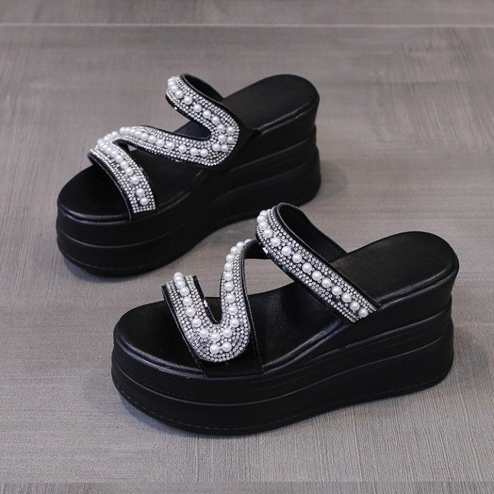 Summer Walk High Platform Slippers - Image 2