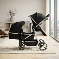 Lightweight Japanese Style Twin Baby Stroller - Image 6