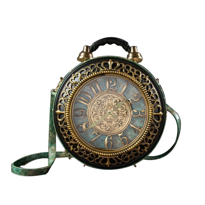 Vintage Time Creative Clock Crossbody Bag - Image 7