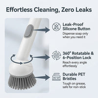 Press Clean Soap Dispensing Pot Scrub Brush - Image 4