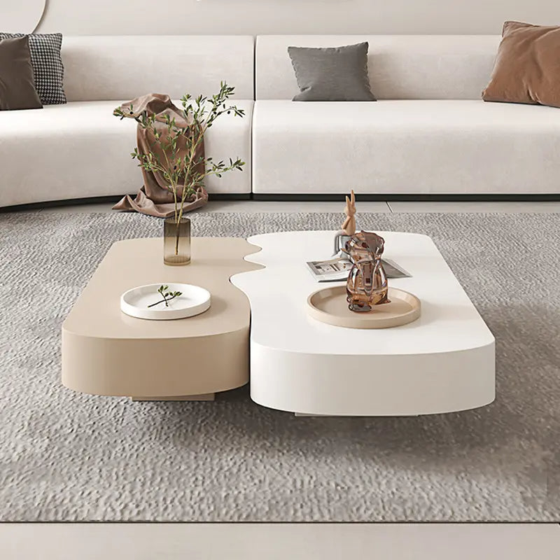 Modular Interlocking Duo Coffee Table