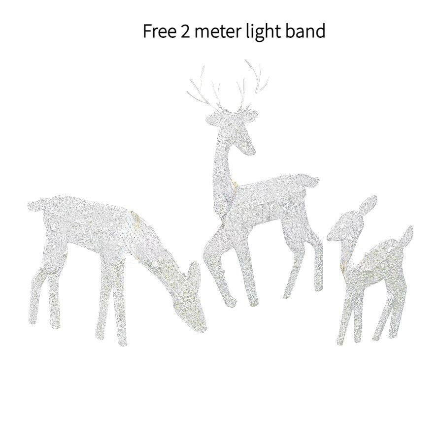 Glowing Reindeer Light Garden Decoration - Image 4