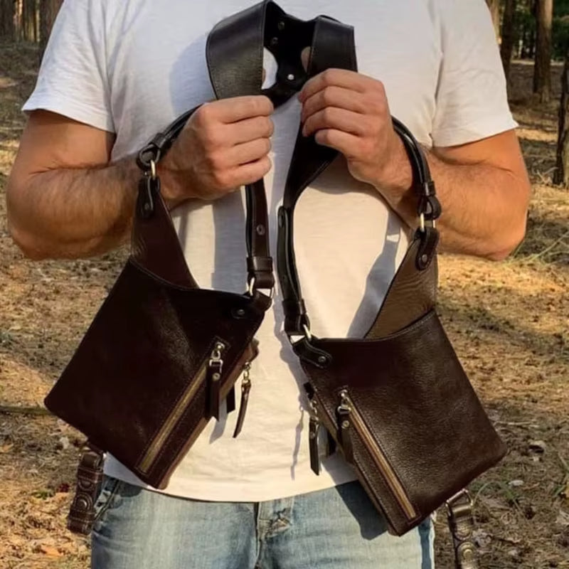 Retro Vintage Crossbody Tactical Bag - Image 2