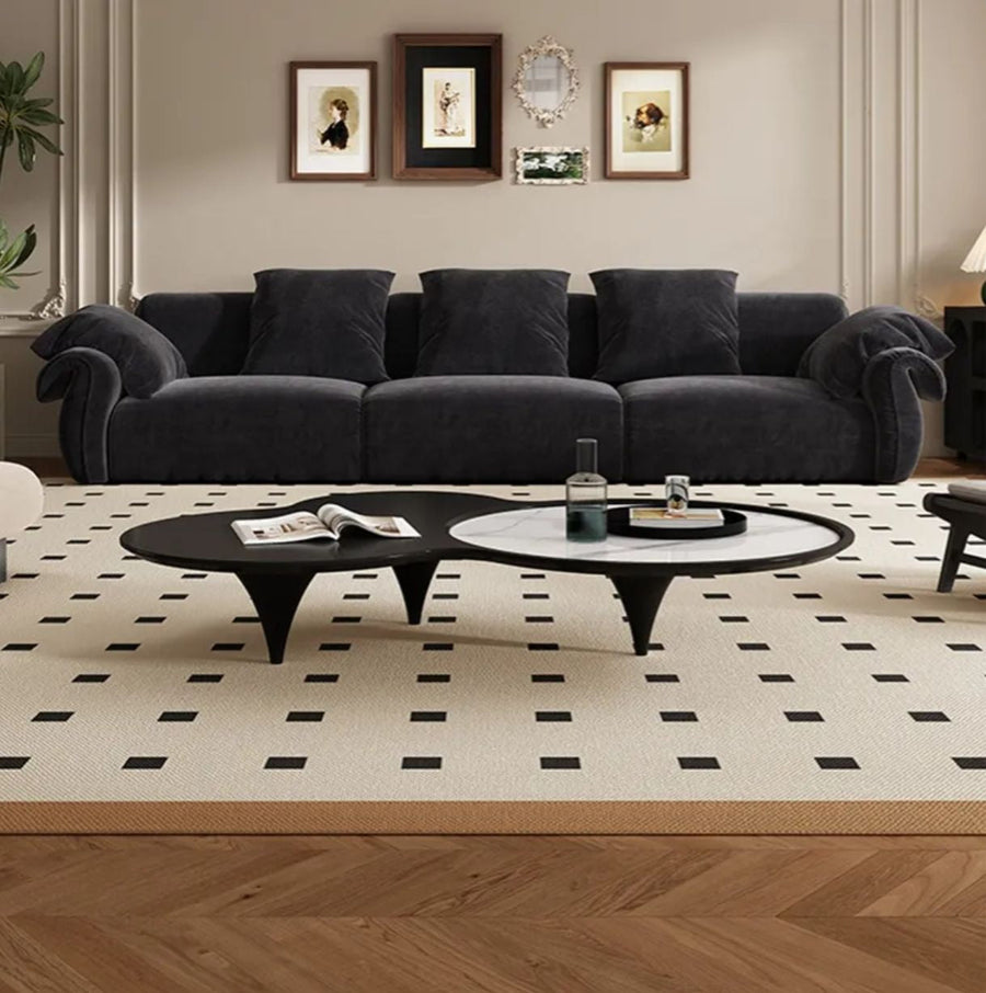 Elegant Dual-Tone Minimalist Contemporary Modern Coffee Table - Image 4