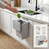 Wall-Mounted Smart Lid Trash Can - Image 1