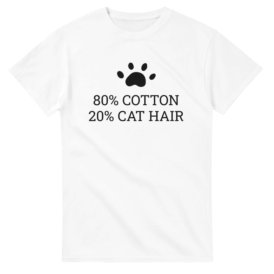 80% Cotton 20% Cat Hair Creative T-Shirt - Image 6