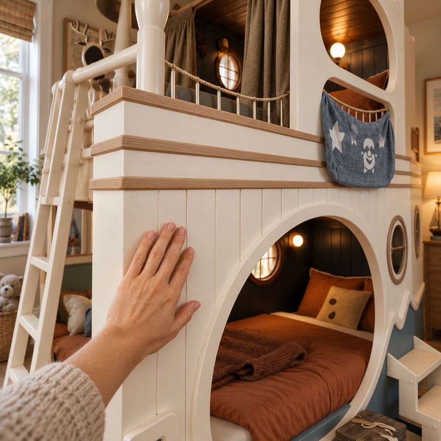 Nightwatch Pirate Ship Kids Bunk Bed Frame