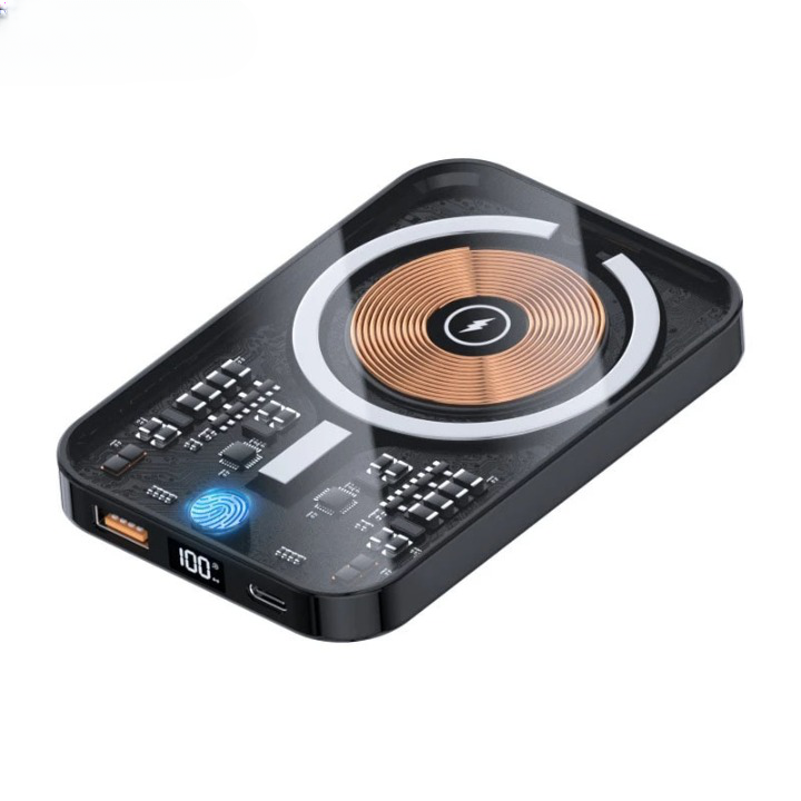 Transparent Magnetic Mini Wireless Power Bank - Image 5