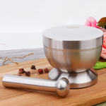 Anti-Splash Stainless Steel Herbs Crusher