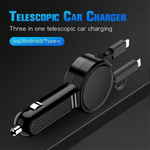 4in1 Car Telescopic Fast Charging Cable