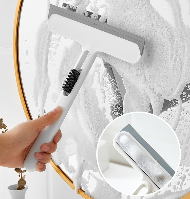 Multifunctional Mini Window Mirror Wiper Brush - Image 1