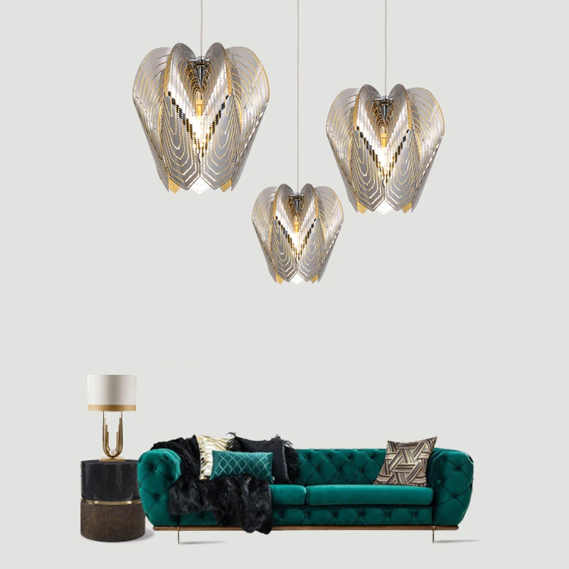 Elegant Led Pendant Loft Style Iron Chandelier Lamp - Image 3