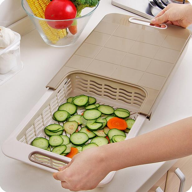 Slip-resistant Kitchen Multifunctional cutting board - Image 3