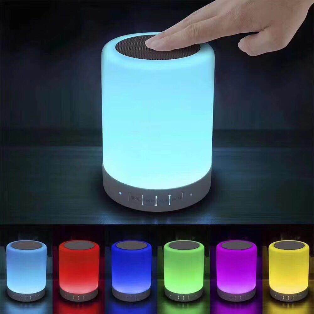 LED Bulb Portable Levitating Bluetooth Speaker