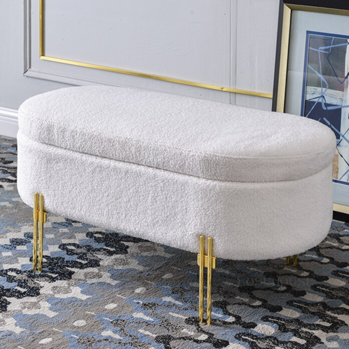 Luxury Storage Organizer Ottoman - Image 6