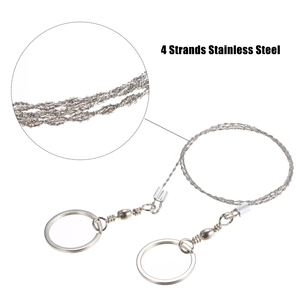 Emergency Survival Stainless Steel Wire Saw