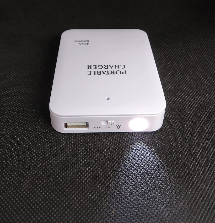 Portable AA Battery Travel Power Bank - Image 1