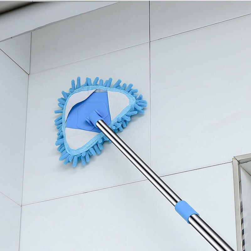 Rotatable Telescopic Stainless Steel Cleaning Mop