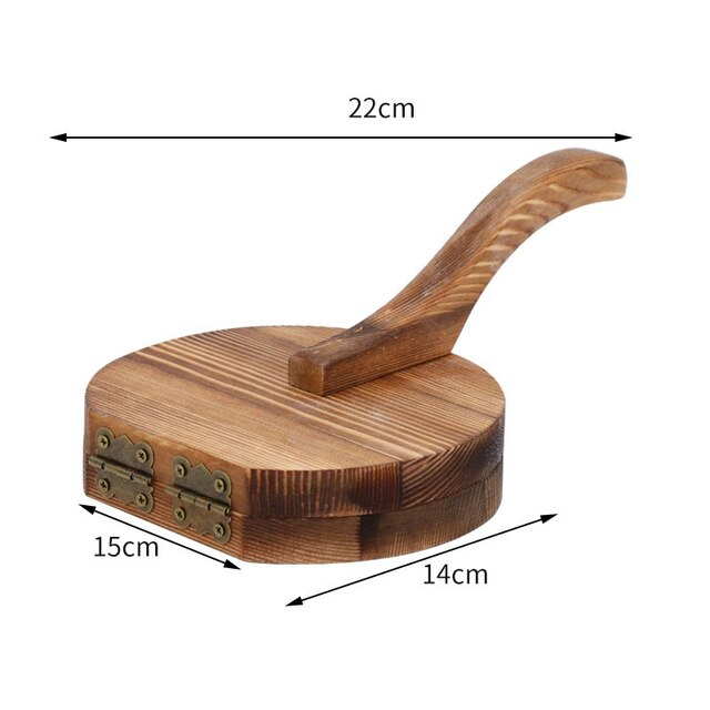 Wooden Mini Dough Pressing Tool Presser - Image 7