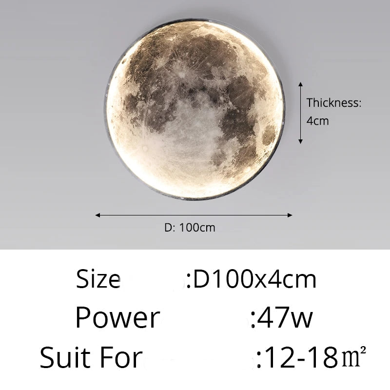 Nordic Artsy Decoration Moon Lamp - Image 6