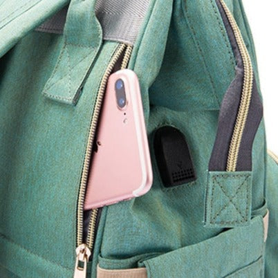 Large Capacity USB Mom Baby Diaper Backpack - Image 2